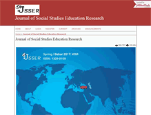 Tablet Screenshot of jsser.org